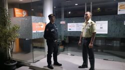 Sat Samapta Polres Ciamis Koordinasi Bersama Satpam Perbankan Antisipasi Bahaya Kamtibmas