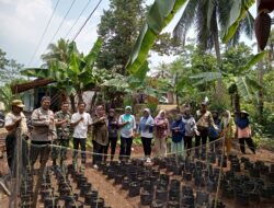 Dukung Program Asta Cita, Polsek Sukadana Polres Ciamis Ajak KWT Manfaatkan Lahan Jadi Produktif