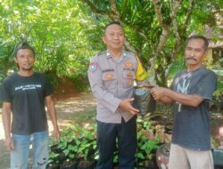 Dukung Program Asta Cita, Polsek Sukadana Polres Ciamis Ajak Warga Jadikan Lahan Produktif