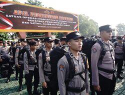Kapolda Jabar Pimpin Apel Pergeseran Pasukan Dalam Rangka Pelaksanaan Operasi Mantap Praja Lodaya-2024