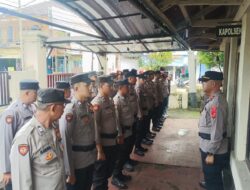Polsek Rancah Apel Kesiapan Pilkada Serentak 2024 Tingkat Kecamatan Rancah dan Tambaksari