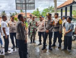 Cek Kesiapan PAM Pilkada Serentak 2024, Kapolres Ciamis Patroli ke TPS di Pamarican