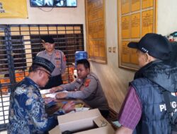 Polres Ciamis Amankan Proses Pungut Pilkada Serentak di Rutan Makopolres Ciamis