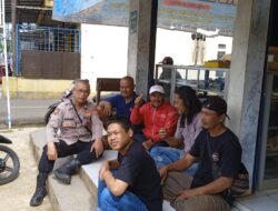 Jaga Persatuan dan Kesatuan Pasca Pencoblosan, Polsek Rancah Cooling System ke Warga Tarikolot