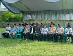 Polsek Rajadesa Polres Ciamis Ikuti Upacara Peringatan HUT PGRI Tingkat Kecamatan Rajadesa