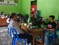 Ops Mantap Praja, Polsek Sukadana Polres Ciamis PAM Gudang Logistik di PPK Pasca Pencoblosan