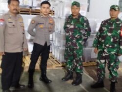 Polres Ciamis Pengamanan Pergeseran Logistik Pasca Pleno Tingkat PPK Pamarican ke KPU Ciamis