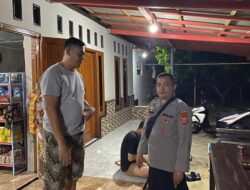 Cegah Tindak Kriminalitas di Malam Hari, Polsek Pamarican Polres Ciamis Patroli Biru