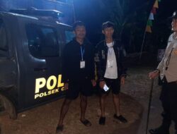 Humanis, Polsek Cipaku Polres Ciamis Patroli Dialogis ke Pemukiman Warga Saat Malam Hari