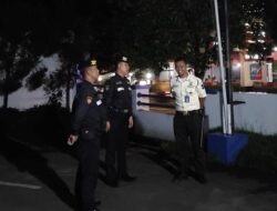 Anggota Samapta Polres Ciamis Koorkom dan Patroli Kamribmas ke Perbankan di Malam Hari