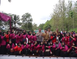 Dukung HanPangan Asta Cita Presiden RI, Polres Ciamis Berikan Bibit dan Tanam Cabe di Lahan Desa