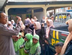 Polsanak, Makopolsek Rancah Kedatangan Anak RA At Tohiriyah Kiarapayung