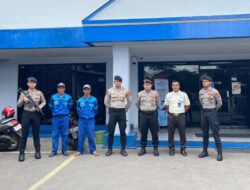 Humanis, Pasukan Patroli Roda 2 Samapta Polres Ciamis Beri Imbauan ke Obvit Perbankan