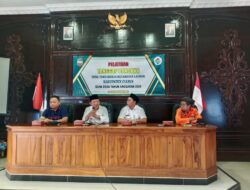 Polsek Lakbok Polres Ciamis Hadiri Sosialisasi Mitigasi Bencana di Desa Tambakreja