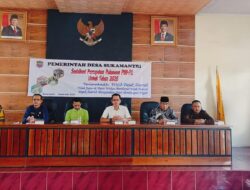 Desa Sukamantri Gelar Sosialisasi Percepatan Pelunasan PBB-P2 Tahun 2025, Polri Siap Mendukung