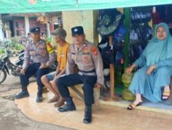 Polsek Sukadana Sambangi Desa Margajaya, Wujudkan Kamtibmas Kondusif