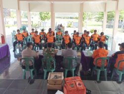 Polsek Lakbok Polres Ciamis Hadiri Sosialisasi Mitigasi Bencana di Desa Sukanagara