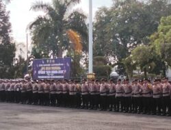 Ratusan Personil Siap Amankan Nataru 2024-2025