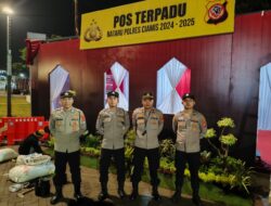 Pos Terpadu Alun Alun Ciamis Ops Lilin Lodaya 2024 Polres Ciamis Gelar Apel Kesiapan Personel
