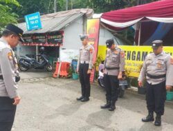 Cek Kesiapan Ops Lilin Lodaya 2024, Personel Pos Pam Karangkamulyan Lakukan Apel Pagi