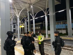 POLDA JABAR CEK STASIUN KERETA API DI BANDUNG JELANG NATARU 2025