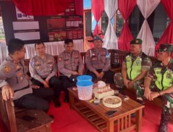 Personel Pos Pam Cihaurbeuti Sigap Amankan Wilayah dalam Ops Lilin Lodaya 2024