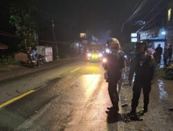 Ciptakan Kamseltibcarlantas, Satgas Preventif Ops Lilin Lodaya Gatur Malam di Jalur Padat Ciamis