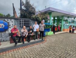 Polsek Cipaku dan Koramil Cipaku Bersinergi Jaga Keamanan di Waterboom Sumberjaya Cipangalun Saat Libur Nataru 2024