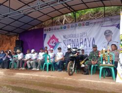 Polsek Rajadesa Polres Ciamis Hadiri Peringatan Milangkala ke-42 Desa Sirnabaya*