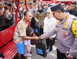 Kapolri Lakukan Peninjauan Kesiapan Operasi Lilin 2024 di KM 57 Karawang