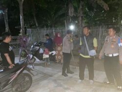 Cegah Tindak Kriminalitas di Malam Hari, Polsek Pamarican Polres Ciamis Patroli Biru