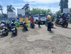 Cipta Kondisi di Awal Tahun 2025, Polsek Lakbok Polres Ciamis Monitoring Kawasan Bendungan Manganti