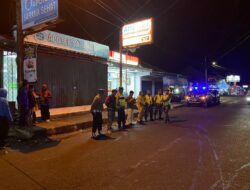 Pospam Ops Lilin Lodaya 2024 Banjarsari Polres Ciamis Patroli Kamtibmas di Malam Tahun Baru 2025