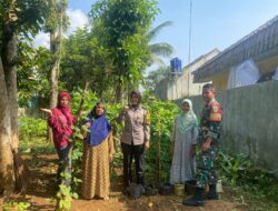 Dukung Asta Cita, Polsek Ciamis Polres Ciamis Ajak Warga Sukajadi Jadikan Lahan Produktif