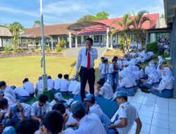 Jadi Inspektur Upacara di Sekolah, Kapolres Ciamis: Jauhi Narkoba dan Berpikirlah Positif