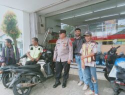 Ciptakan Harkamtibmas, Polsek Kawali Polres Ciamis Koorkom ke Opang di Margamulya