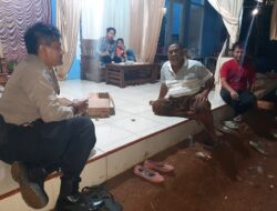 Humanis, Polsek Cipaku Polres Ciamis Patroli Dialogis ke Pemukiman Warga