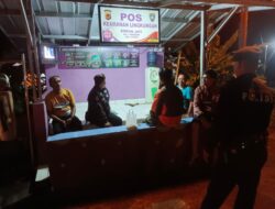 Perkuat Sinergitas, Satuan Samapta Polres Ciamis Beri Binluh ke Warga Saat Ngeronda Malam