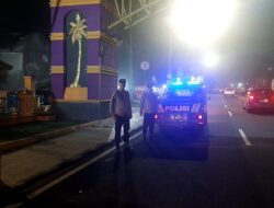 Berikan Rasa Aman di Malam Hari, Polsek Cijeungjing Polres Ciamis Intens Patroli Biru