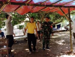 Soliditas TNI-Polri Jaga Kamtibmas, Polsek dan Koramil Cijeungjing Cooling System ke Warga