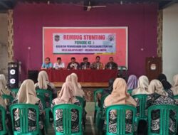 Polsek Lakbok Polres Ciamis Ikut Rembuk Penanganan Stunting di Desa Kalapasawit