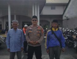Polsek Cipaku Polres Ciamis Hadiri Pengajian Rutin Bulanan Kecamatan Cipaku di Gedung Dakwah