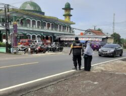 Polsek Cisaga Polres Ciamis Hadiri Pengajian Rutin Bulanan Kecamatan Cisaga