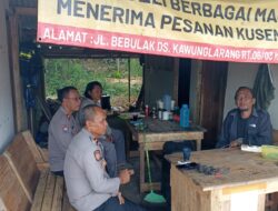 Cooling System, Polsek Rancah Polres Ciamis Koorkom Kamtibmas ke Warga Kawunglarang