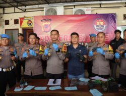 Sat Reskrim Polres Ciamis Amankan Pandai Besi Pembuat Senjata Api Rakitan
