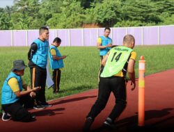 Personel Polres Ciamis Tes Kesamaptaan Jasmani Periodik 1 Tahun 2025