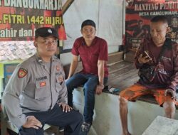 Ciptakan Harkamtibmas, Polsek Cisaga Polres Ciamis Silaturahmi dan Koorkom Tokoh di Bangunharja