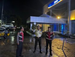 Sat Samapta Polres Ciamis Patroli Kamtibmas ke Obvit, Kantor Perbankan Jadi Sasaran