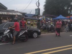 Polsek Cijeungjing Amankan Kegiatan Ngabuburit di Pasar Bojong, Jamin Keamanan Warga Jelang Buka Puasa