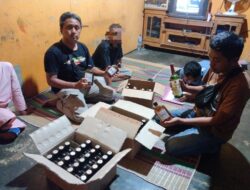 Ops Pekat Lodaya 2025, Polsek Lakbok Polres Ciamis Amankan Puluhan Miras Siap Edar